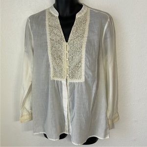 Mary McFadden Crochet‎ Top